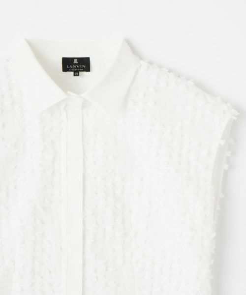 LANVIN COLLECTION / ランバン コレクション シャツ・ブラウス | リボンレリーフジャガードブラウス | 詳細15