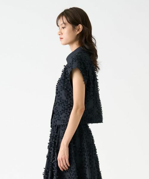 LANVIN COLLECTION / ランバン コレクション シャツ・ブラウス | リボンレリーフジャガードブラウス | 詳細2