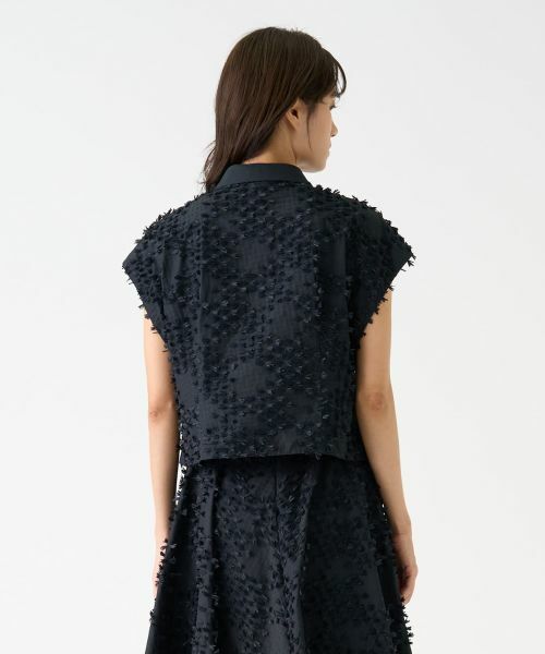 LANVIN COLLECTION / ランバン コレクション シャツ・ブラウス | リボンレリーフジャガードブラウス | 詳細3