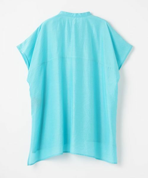 LANVIN COLLECTION / ランバン コレクション シャツ・ブラウス | キュプラシルクスタンドカラーブラウス | 詳細14