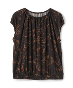 LANVIN COLLECTION / ランバン コレクション カットソー | リーフプリントカットソー