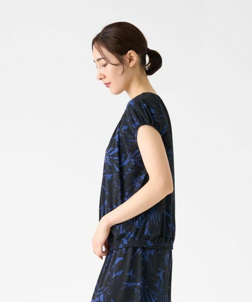 LANVIN COLLECTION / ランバン コレクション カットソー | リーフプリントカットソー | 詳細2