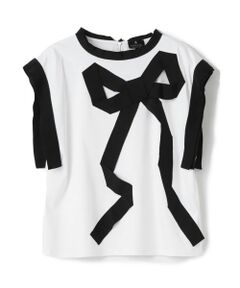 LANVIN COLLECTION / ランバン コレクション カットソー | グログランリボンカットソー