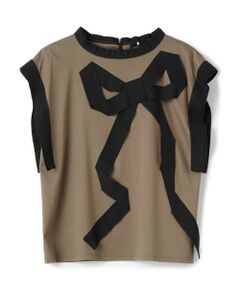 LANVIN COLLECTION / ランバン コレクション カットソー | グログランリボンカットソー