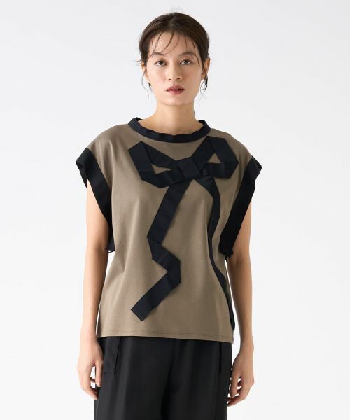 LANVIN COLLECTION / ランバン コレクション カットソー | グログランリボンカットソー | 詳細10