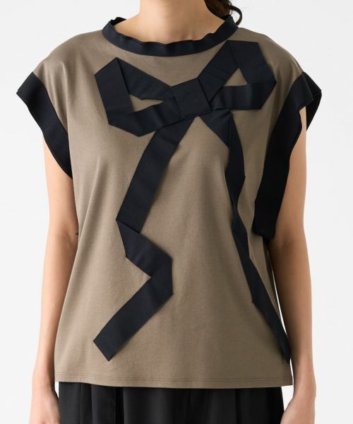 LANVIN COLLECTION / ランバン コレクション カットソー | グログランリボンカットソー | 詳細15