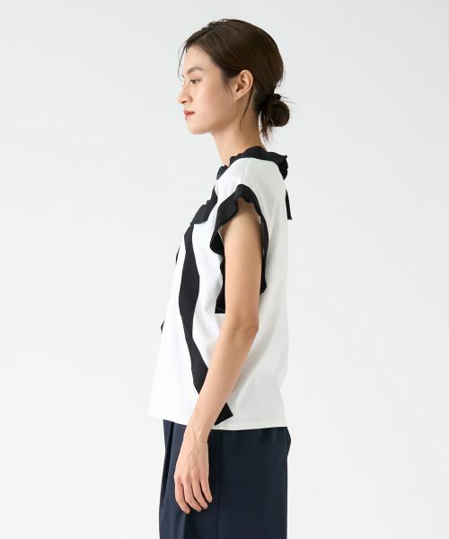 LANVIN COLLECTION / ランバン コレクション カットソー | グログランリボンカットソー | 詳細2