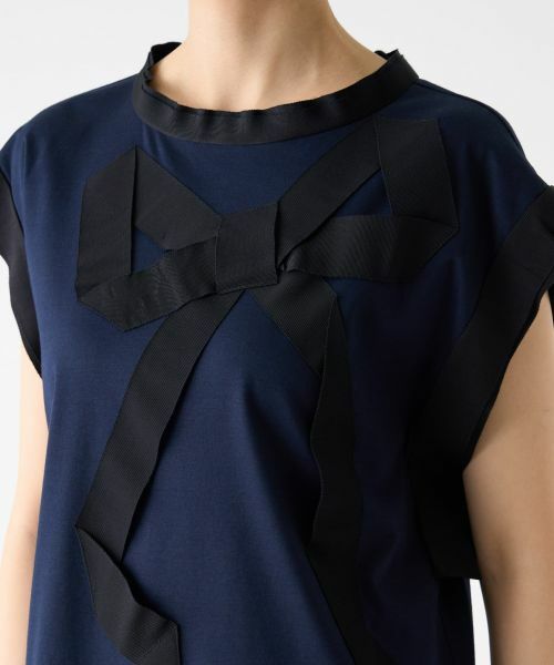 LANVIN COLLECTION / ランバン コレクション カットソー | グログランリボンカットソー | 詳細22