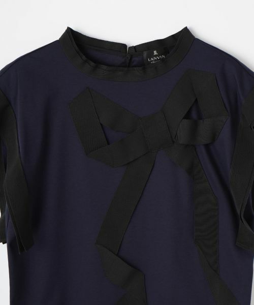 LANVIN COLLECTION / ランバン コレクション カットソー | グログランリボンカットソー | 詳細24