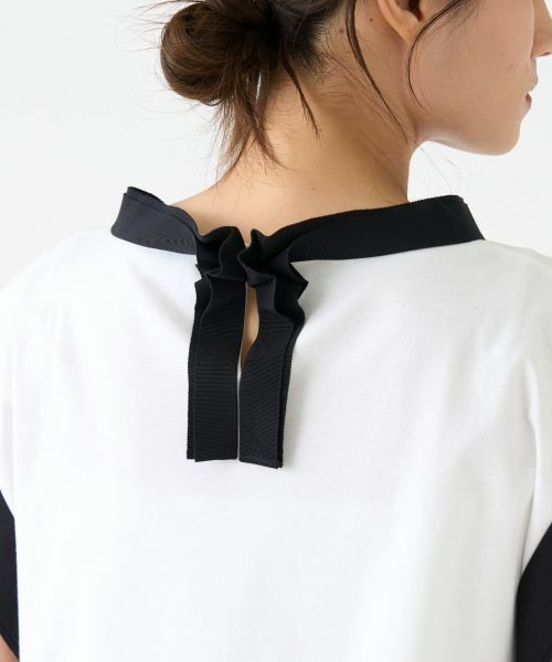 LANVIN COLLECTION / ランバン コレクション カットソー | グログランリボンカットソー | 詳細9