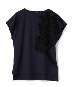 LANVIN COLLECTION / ランバン コレクション カットソー | シフォンテープカットソー