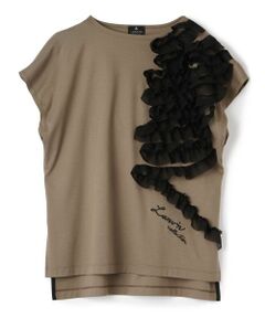 LANVIN COLLECTION / ランバン コレクション カットソー | シフォンテープカットソー