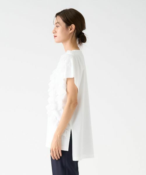 LANVIN COLLECTION / ランバン コレクション カットソー | シフォンテープカットソー | 詳細10