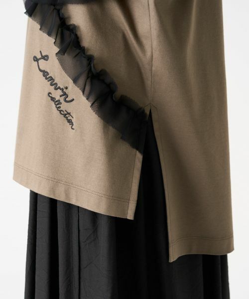 LANVIN COLLECTION / ランバン コレクション カットソー | シフォンテープカットソー | 詳細26