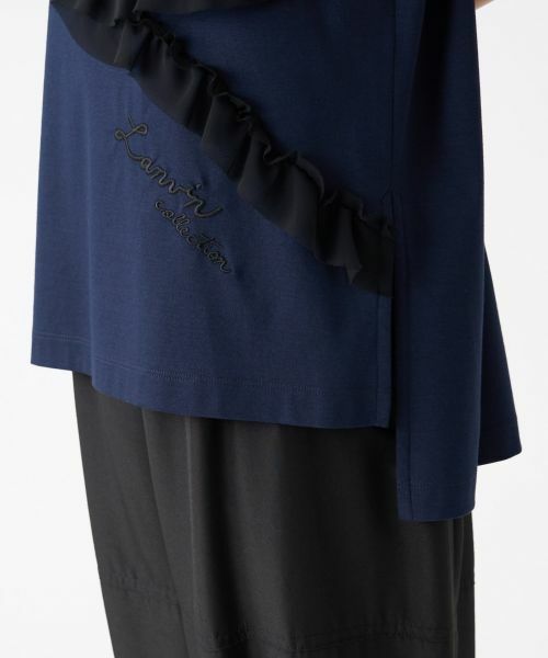 LANVIN COLLECTION / ランバン コレクション カットソー | シフォンテープカットソー | 詳細8