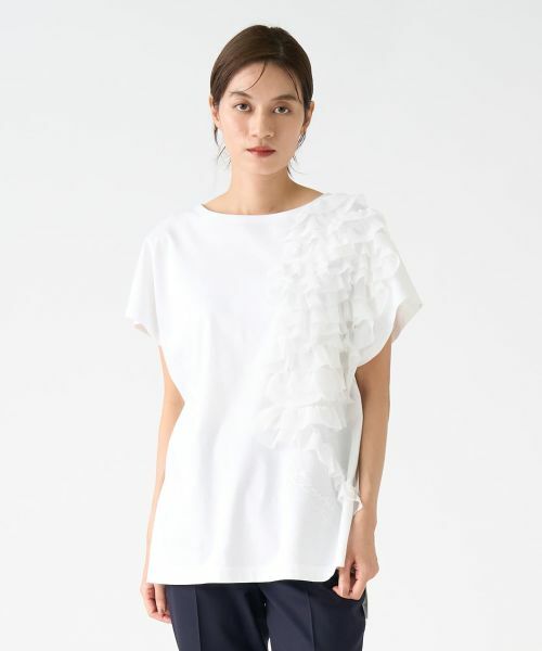 セール】 シフォンテープカットソー （カットソー）｜LANVIN
