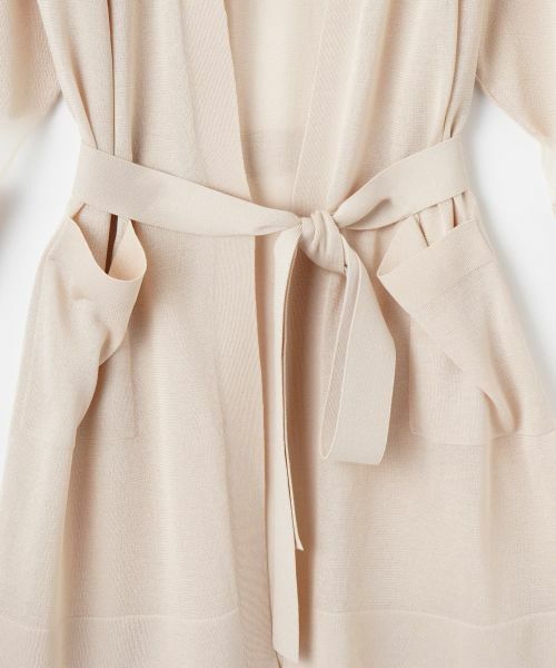 LANVIN COLLECTION / ランバン コレクション ニット・セーター | シアーブロッキングカーディガン | 詳細15