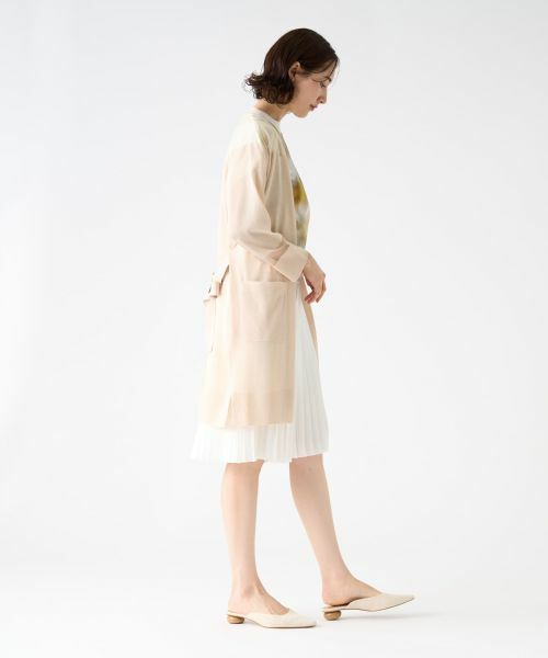 LANVIN COLLECTION / ランバン コレクション ニット・セーター | シアーブロッキングカーディガン | 詳細4