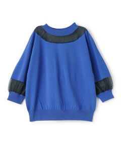 LANVIN COLLECTION / ランバン コレクション ニット・セーター | シアーブロッキングニットトップス