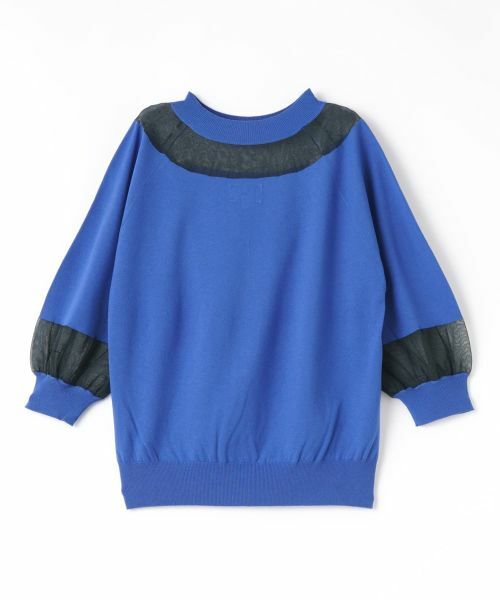 LANVIN COLLECTION / ランバン コレクション ニット・セーター | シアーブロッキングニットトップス | 詳細23