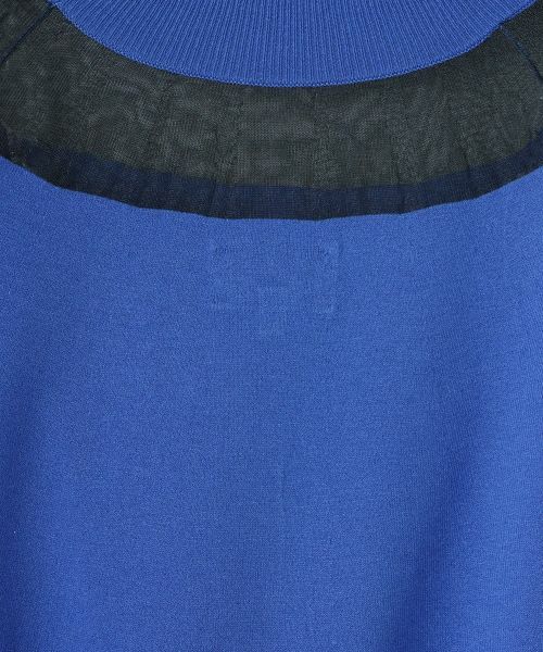 LANVIN COLLECTION / ランバン コレクション ニット・セーター | シアーブロッキングニットトップス | 詳細25