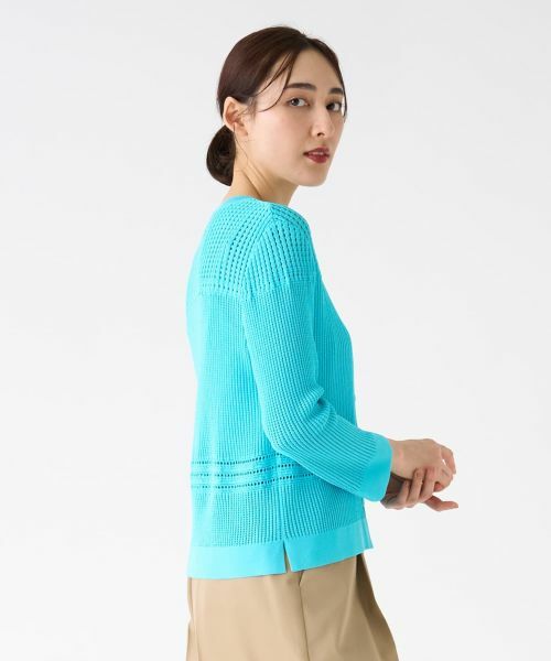 LANVIN COLLECTION / ランバン コレクション ニット・セーター | アイレットカーディガン | 詳細11