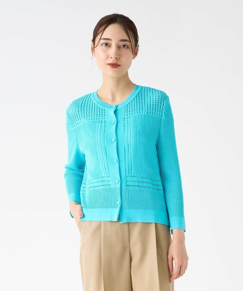 LANVIN COLLECTION / ランバン コレクション ニット・セーター | アイレットカーディガン | 詳細12