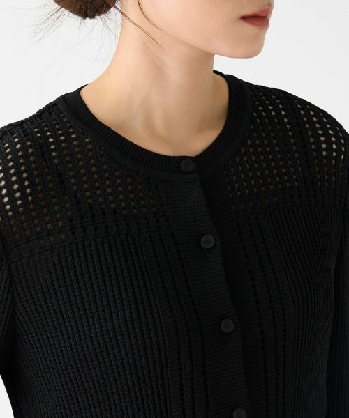 LANVIN COLLECTION / ランバン コレクション ニット・セーター | アイレットカーディガン | 詳細7