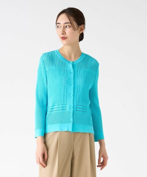 LANVIN COLLECTION / ランバン コレクション ニット・セーター | アイレットカーディガン | 詳細8