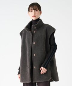 ランバンコレクション　テーラードジャケット　グレー オープンバックテーラードジャケット|LANVIN en Bleu | LANVIN