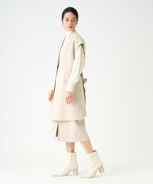 LANVIN COLLECTION / ランバン コレクション テーラードジャケット | ダブルフェイスジレ | 詳細1