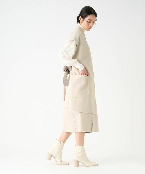 LANVIN COLLECTION / ランバン コレクション テーラードジャケット | ダブルフェイスジレ | 詳細3