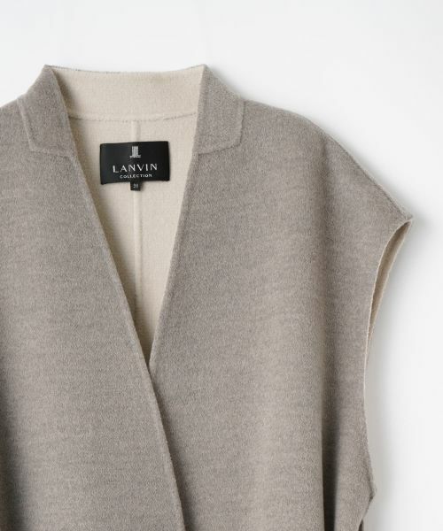 LANVIN COLLECTION / ランバン コレクション テーラードジャケット | ダブルフェイスジレ | 詳細6
