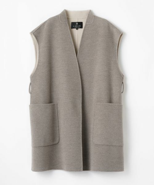 LANVIN COLLECTION / ランバン コレクション テーラードジャケット | ダブルフェイスジレ | 詳細8