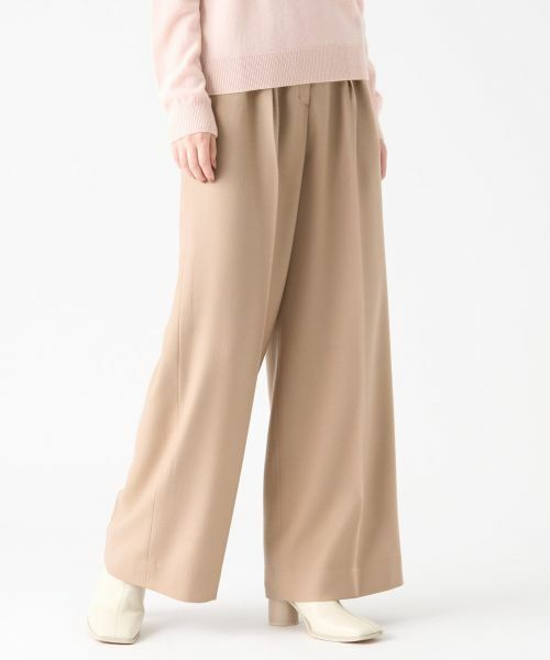 LANVIN COLLECTION / ランバン コレクション その他パンツ | ウールワイドパンツ | 詳細4