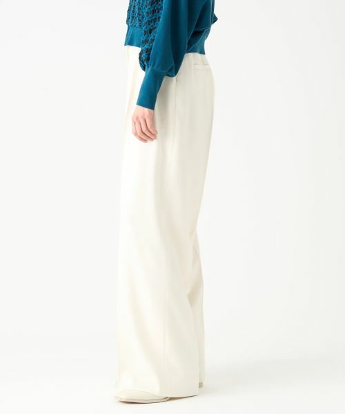 LANVIN COLLECTION / ランバン コレクション その他パンツ | ウールワイドパンツ | 詳細5