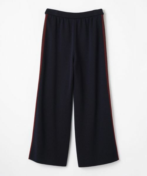 LANVIN COLLECTION / ランバン コレクション その他パンツ | サイドラインジャージーパンツ | 詳細1
