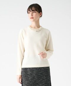 LANVIN COLLECTION / ランバン コレクション ニット・セーター | パールビーズニット
