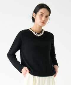 LANVIN COLLECTION / ランバン コレクション ニット・セーター | パールビーズニット