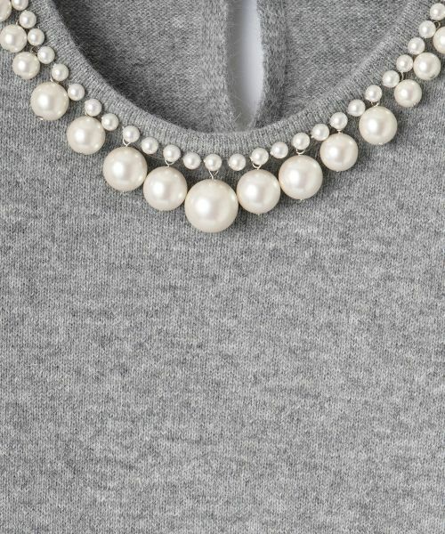 LANVIN COLLECTION / ランバン コレクション ニット・セーター | パールビーズニット | 詳細4