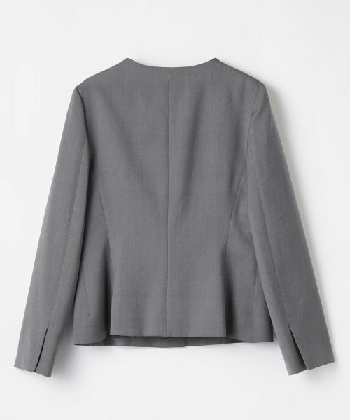 LANVIN COLLECTION / ランバン コレクション テーラードジャケット | シルクウールスリーローズ刺しゅうジャケット | 詳細2