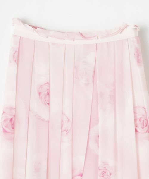 LANVIN COLLECTION / ランバン コレクション ロング・マキシ丈スカート | ローズプリントプリーツスカート | 詳細2