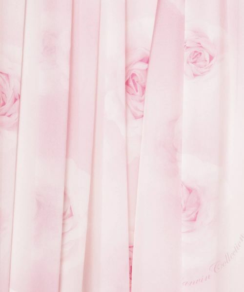 LANVIN COLLECTION / ランバン コレクション ロング・マキシ丈スカート | ローズプリントプリーツスカート | 詳細3