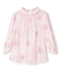 LANVIN COLLECTION / ランバン コレクション シャツ・ブラウス | ローズプリントフリルカラーブラウス