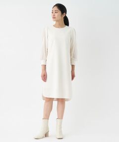 LANVIN COLLECTION / ランバン コレクション ドレス | シフォンプリーツスリーブワンピース