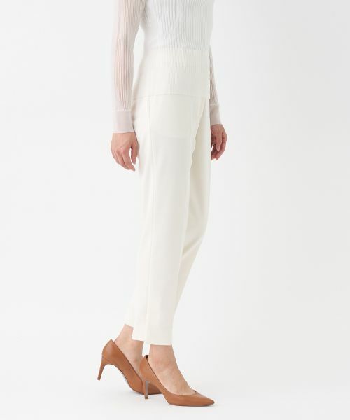 LANVIN COLLECTION / ランバン コレクション その他パンツ | カルゼテーパードパンツ | 詳細3