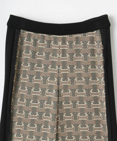 LANVIN COLLECTION / ランバン コレクション その他パンツ | ロゴジャカードワイドパンツ | 詳細2