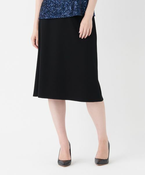 LANVIN COLLECTION / ランバン コレクション ロング・マキシ丈スカート | Aラインカルゼスカート | 詳細8