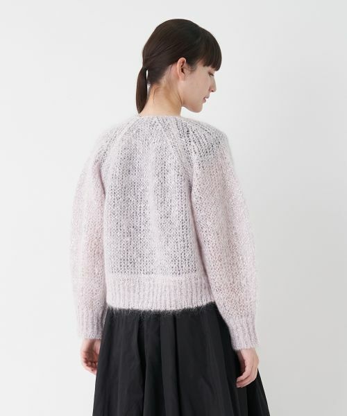 LANVIN COLLECTION / ランバン コレクション ニット・セーター | モヘヤラメカーディガン | 詳細12