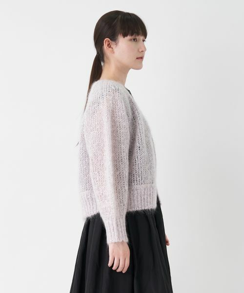 LANVIN COLLECTION / ランバン コレクション ニット・セーター | モヘヤラメカーディガン | 詳細13